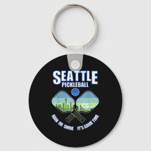 Seattle pickleball player pacific northwest key ring