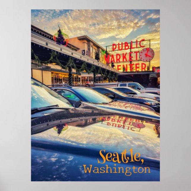 Seattle Pike Market Poster (Front)