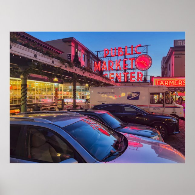 Seattle Pike Market Sign (Front)