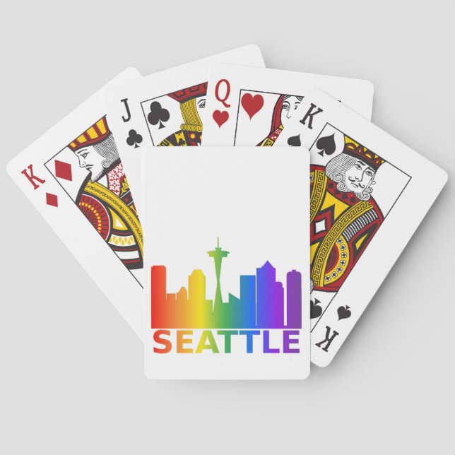 Seattle Pride Playing Cards (Back)