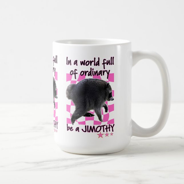 Seattle Racoon Jimothy Coffee Mug (Right)