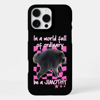 Seattle Racoon Jimothy iPhone 16 Pro Max Case