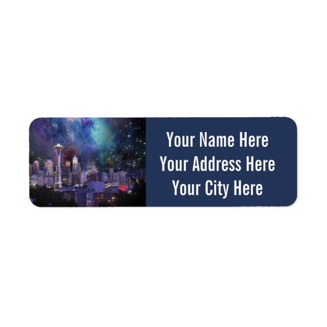 Seattle Return Address Labels (Front)