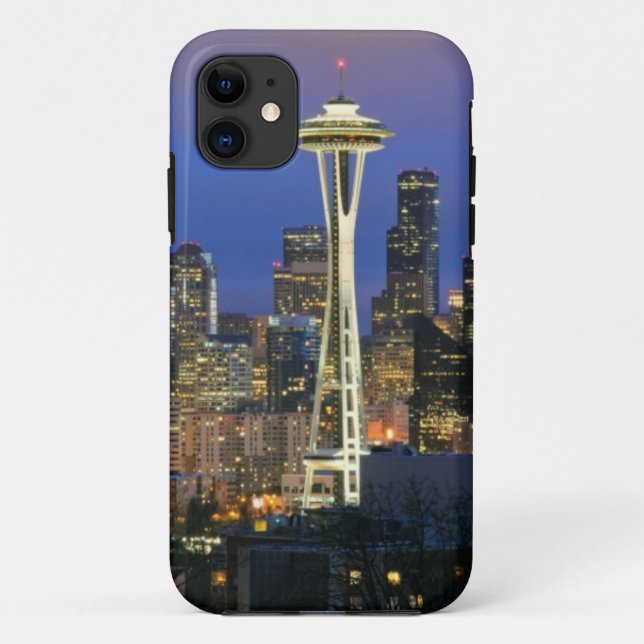 Seattle seen from Kerry Park in Queen Anne Case-Mate iPhone Case (Back)