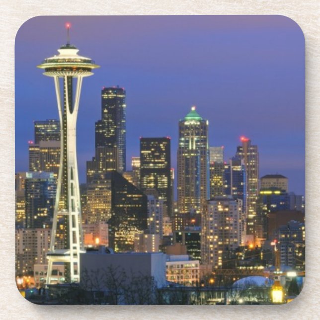 Seattle seen from Kerry Park in Queen Anne Coaster (Front)