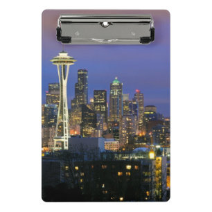 Seattle seen from Kerry Park in Queen Anne Mini Clipboard