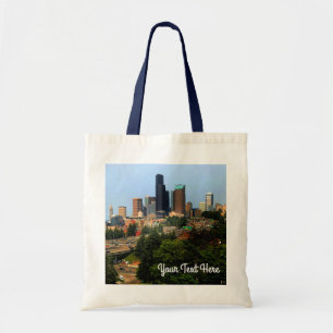 Seattle Skyline #3-2 Tote Bag
