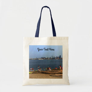 Seattle Skyline #4 Tote Bag