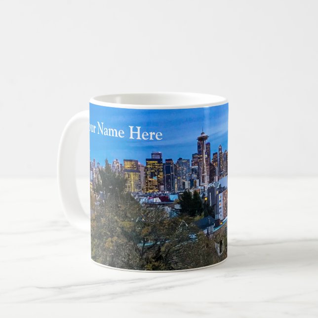 Seattle Skyline #7 Mug (Front Left)
