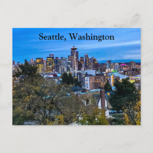 Seattle Skyline #7 Postcard