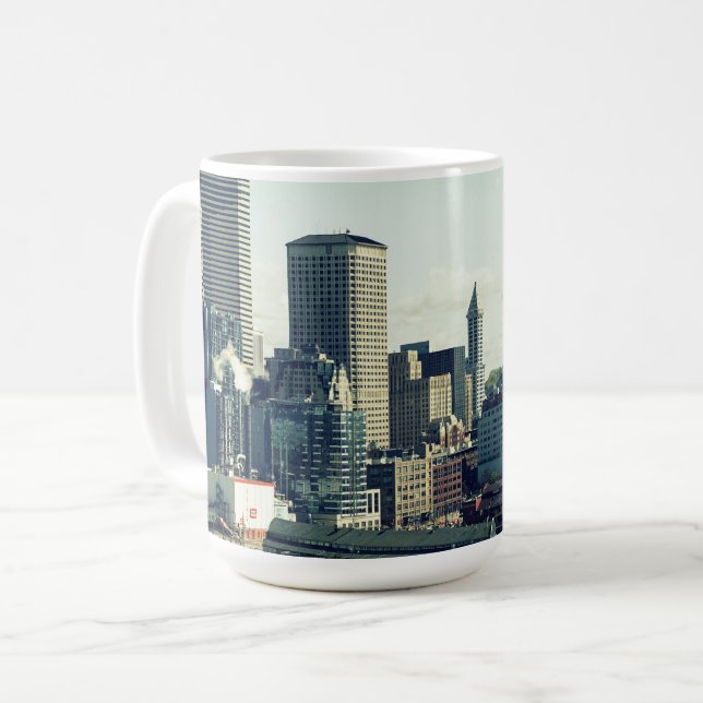 Seattle Skyline Coffee Mug (Front Left)