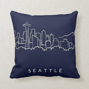 Seattle Skyline Cushion