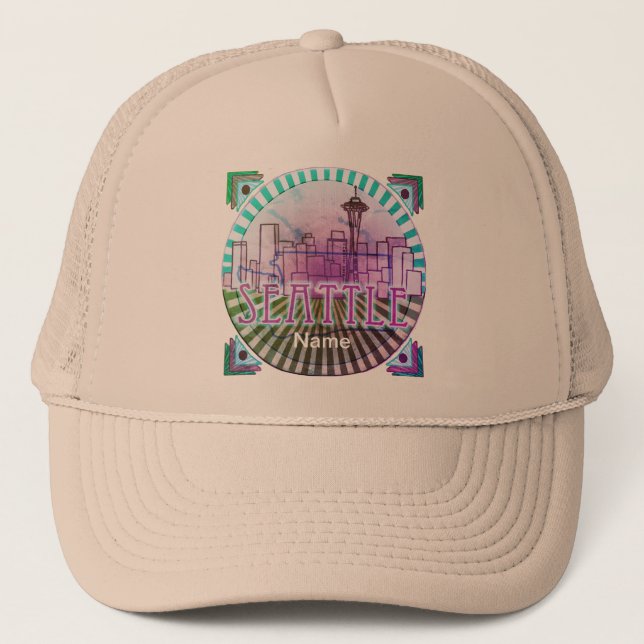 Seattle Skyline hat (Front)