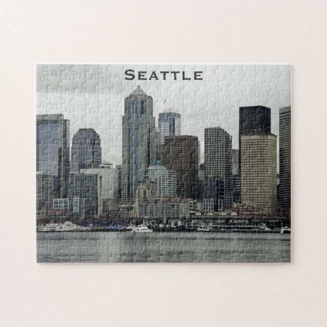 Seattle Skyline Jigsaw Puzzle (Horizontal)