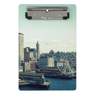 Seattle Skyline Mini Clipboard