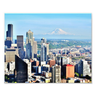 Seattle Skyline Photo Print