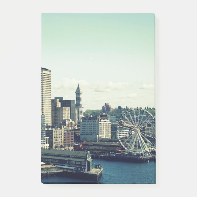 Seattle Skyline Post-it Notes (Front)