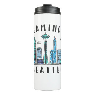 Seattle Skyline Thermal Tumbler