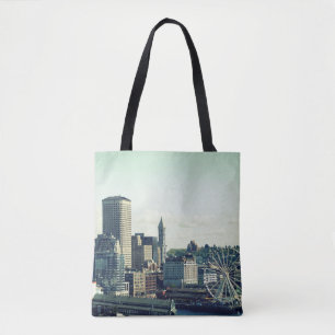 Seattle Skyline Tote Bag