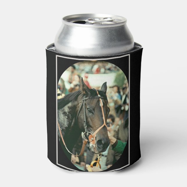 Seattle Slew Thoroughbred 1978 Can Cooler (Can Front)