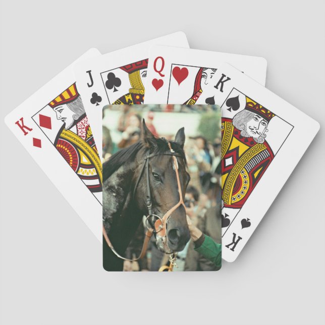 Seattle Slew Thoroughbred 1978 Playing Cards (Back)