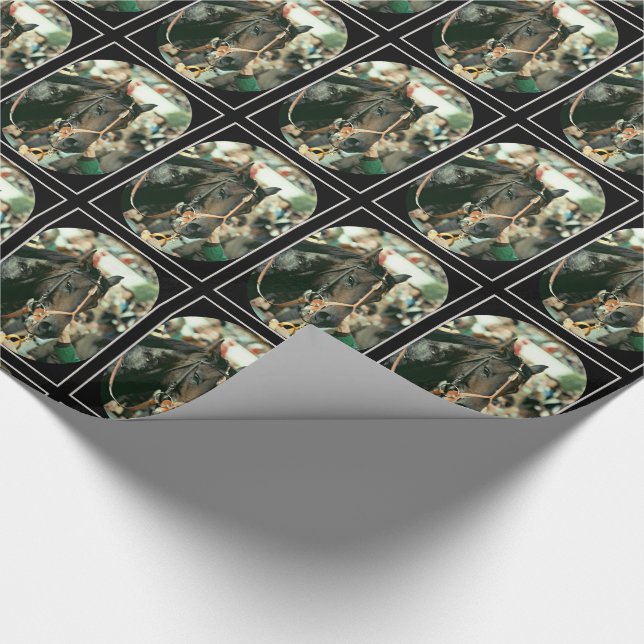 Seattle Slew Thoroughbred 1978 Wrapping Paper (Corner)