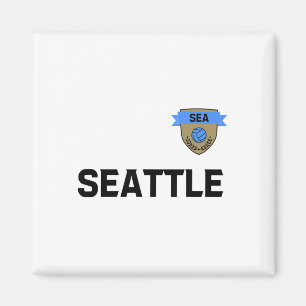 Seattle Soccer Jersey Magnet