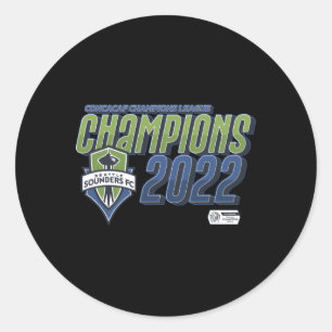 Seattle Sounders Champions 2022 Concacaf Champions Classic Round Sticker
