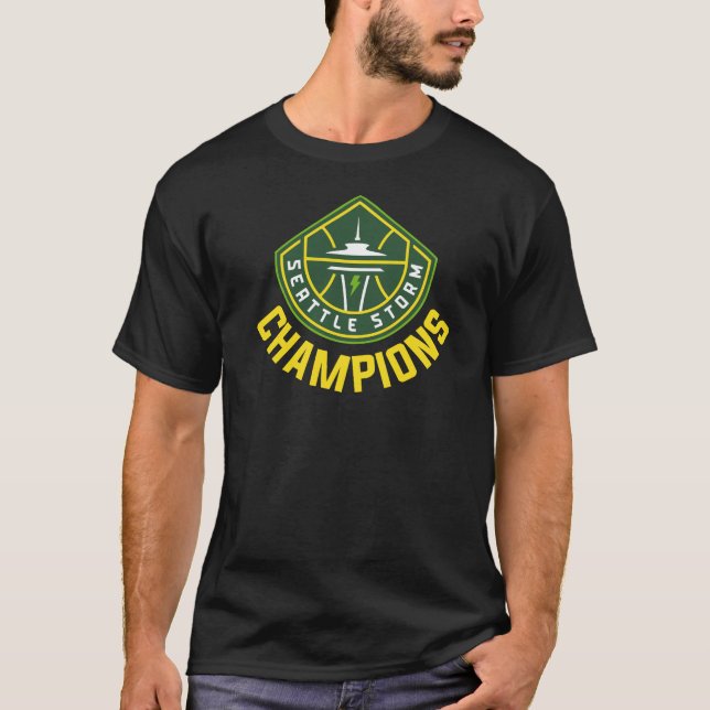  Seattle Storm Basketball-WNBA T-Shirt (Front)