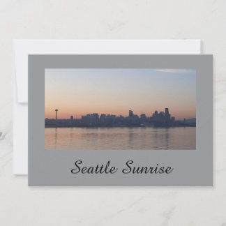 Seattle Sunrise Invitation