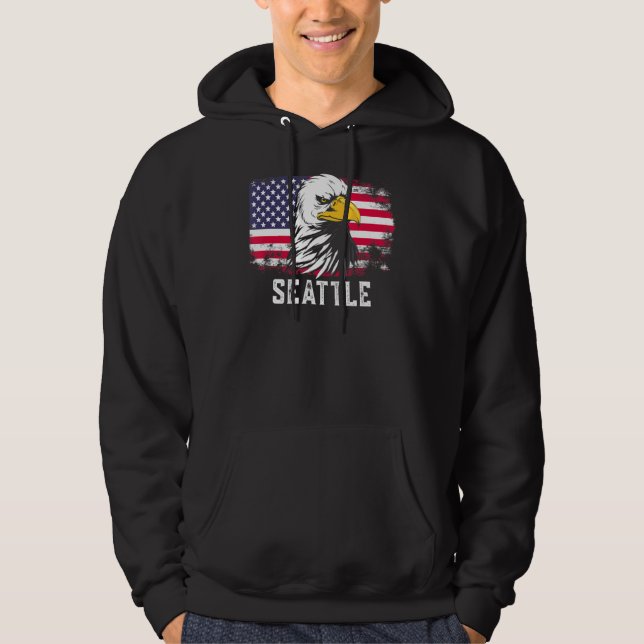 Seattle Usa Hoodie (Front)