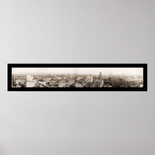 Seattle WA from Hotel Photo 1929 Poster