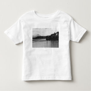 Seattle, WA Lake Washington View and Rainier Toddler T-Shirt