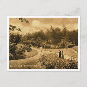 Seattle WA Leschi Park Vintage 1910s Postcard