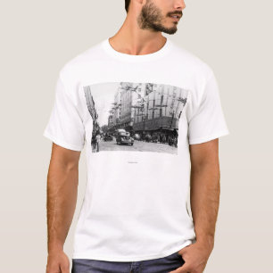 Seattle, WA Street Scene Downtown Photograph T-Shirt
