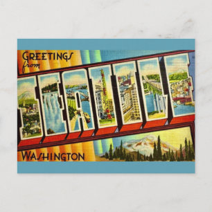 Seattle WA Vintage Postcard