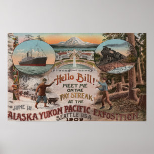Seattle, WAAD for Alaska Yukon Pacific Expo. Poster