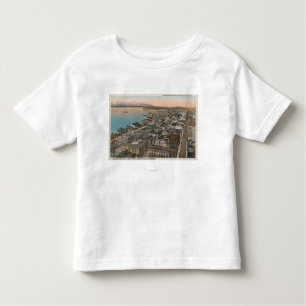 Seattle, WAAerial of Downtown Seattle & Bay Toddler T-Shirt