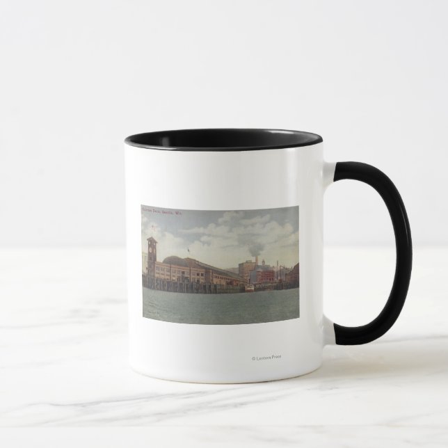 Seattle, WAColeman Dock on Seattle Waterfront Mug (Right)