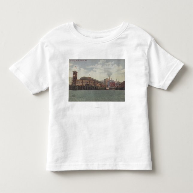 Seattle, WAColeman Dock on Seattle Waterfront Toddler T-Shirt (Front)