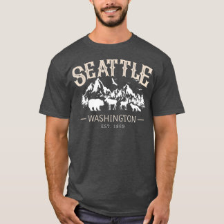 Seattle Wahington Souvenir Gift T-Shirt