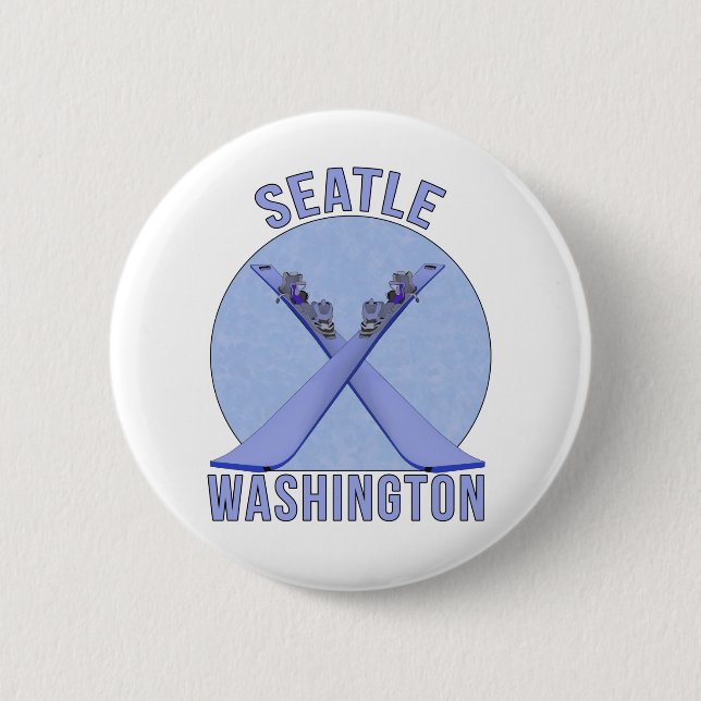 Seattle, Washington 6 Cm Round Badge (Front)