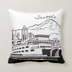 Seattle Washington Cushion