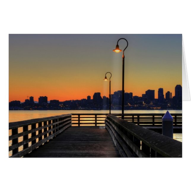 Seattle Washington Downtown Skyline (Front Horizontal)