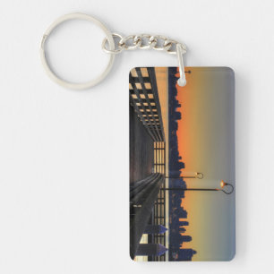 Seattle Washington Downtown Skyline Key Ring