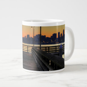 Seattle Washington Downtown Skyline Large Coffee Mug