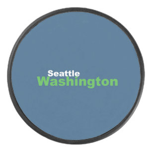 Seattle,Washington Hockey Puck