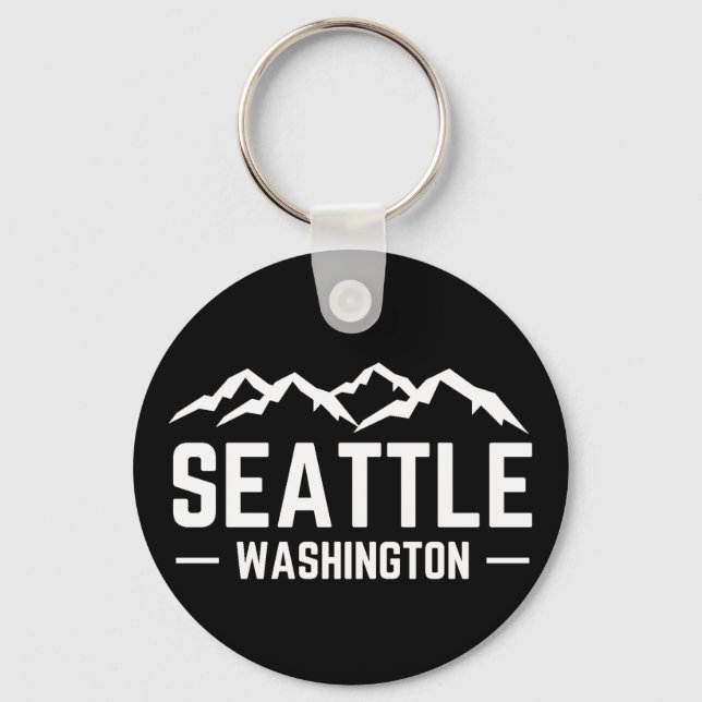 Seattle Washington Key Ring (Front)