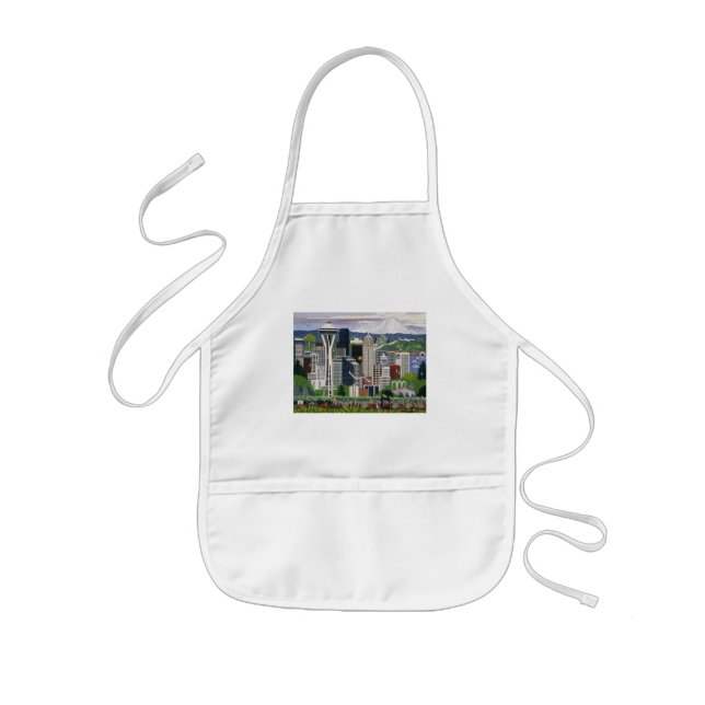 Seattle Washington Kids Apron (Front)