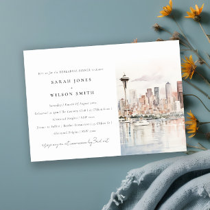 Seattle Washington Landscape Rehearsal Dinner Invitation